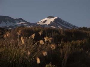 Vulkanen Ruapehu.